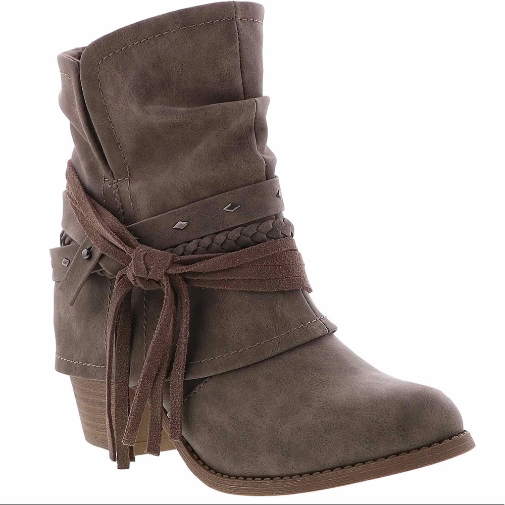 JELLYPOP MUTE STONE WOMEN’S FASHION BOOT